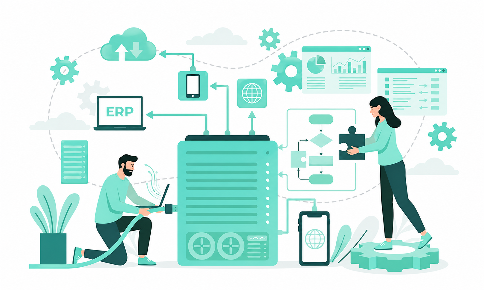 Seamlessly Connecting to Business Processes